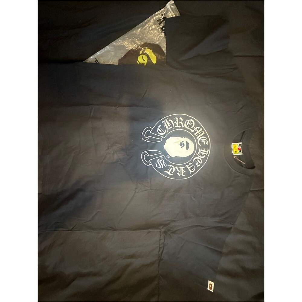 A Bathing Ape Ape Head Cross White Tee Short Sleeve